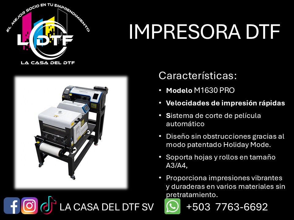 Impresora DTF M1630 Pro