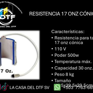 Resistencia cónica de 17 oz