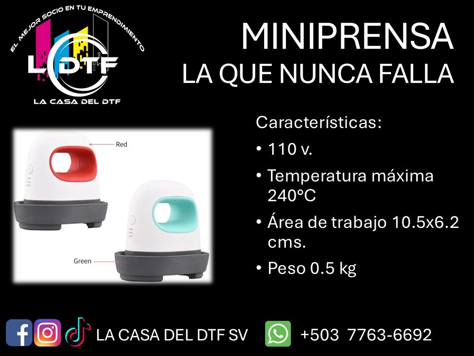 Mini Plancha Térmica