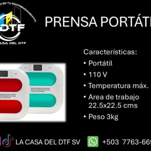 Prensa portátil 9"x9”