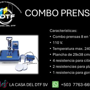 Prensa Térmica 8 en 1