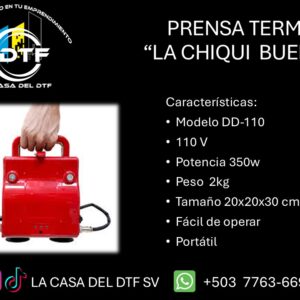 Prensa térmica para tazas "La chiqui buena"